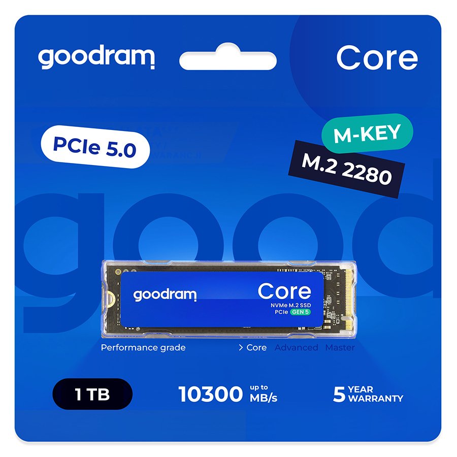 Dysk Ssd Core 1tb Gen5 2280 10200/8400mb/S
