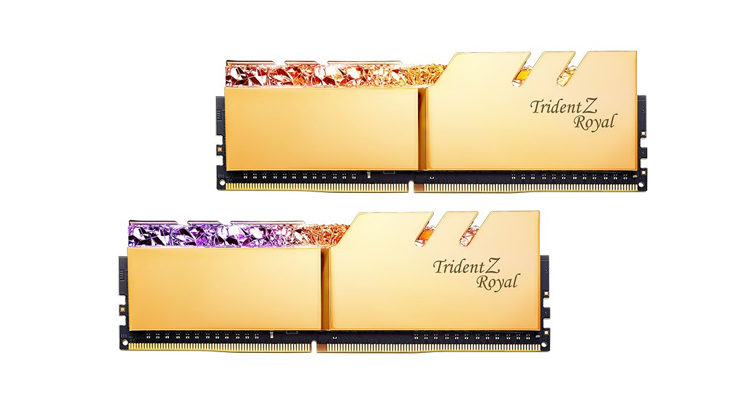 G.Skill Memoria Ram Trident Z Royal Series - 128 Gb (4 X 32 Gb Kit) - Ddr4 3600 Dimm Cl16
