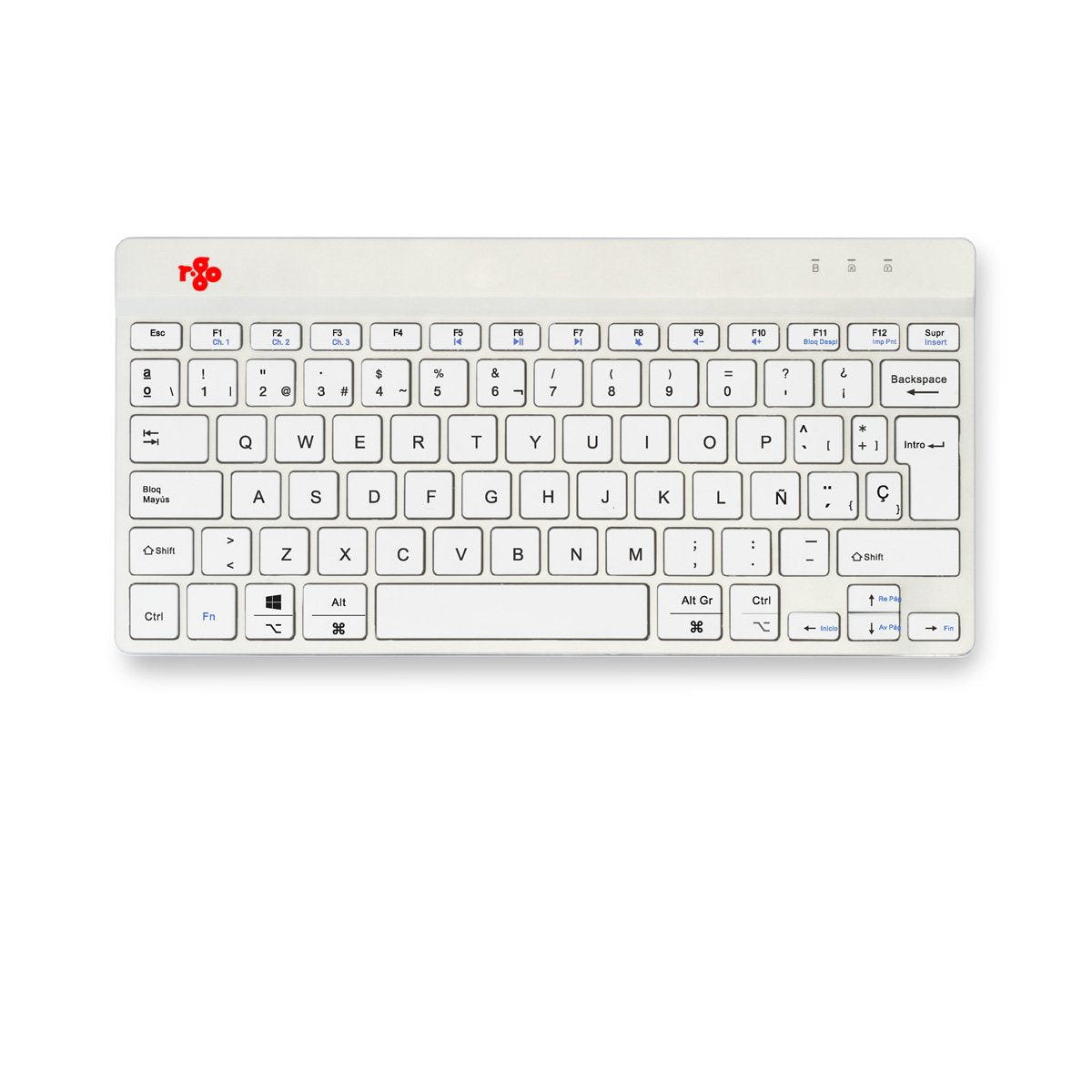 EAN 8719274492252 - R-Go Tools RGOCOESWLWH teclado Universal Español imagen 7