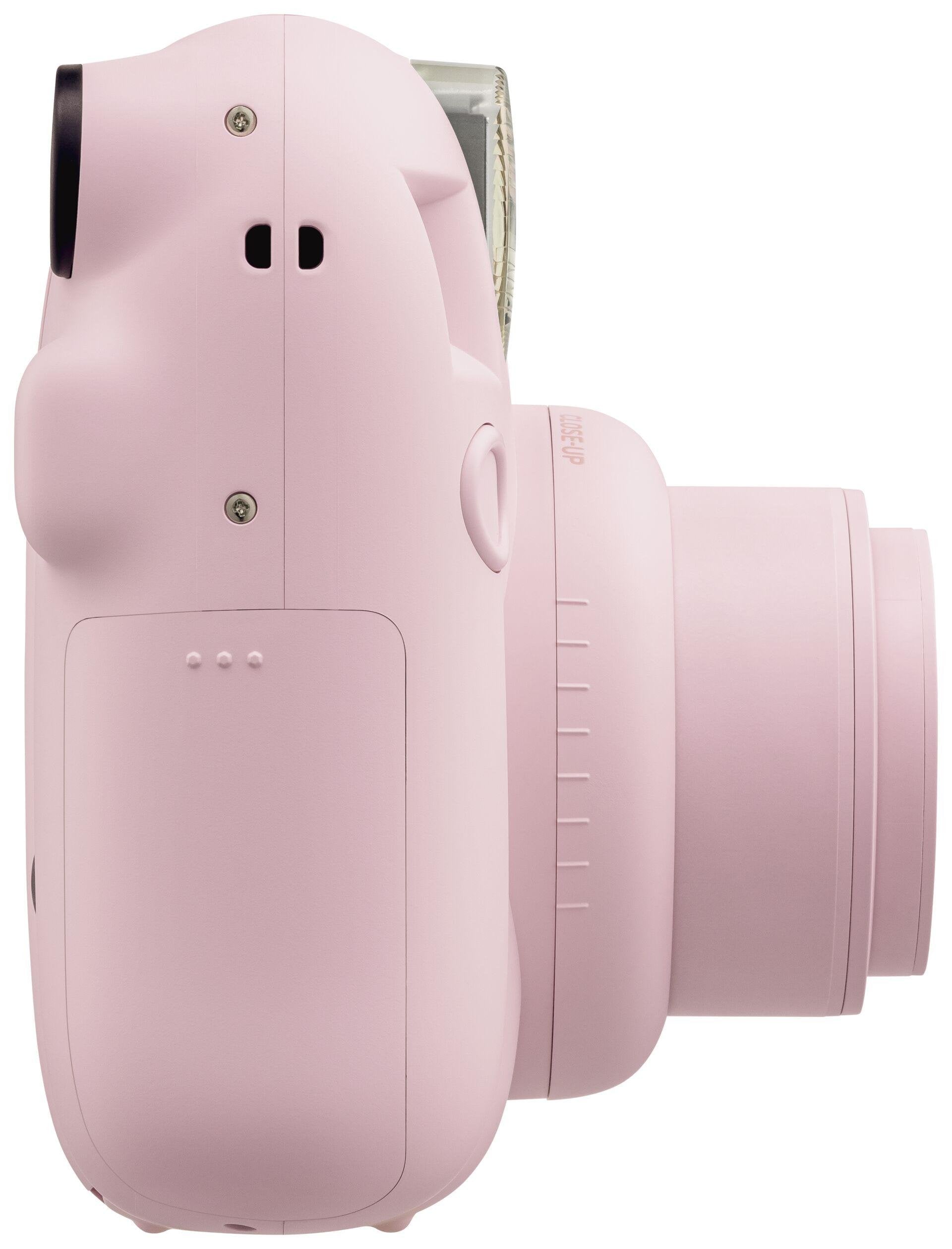 Fujifilm Instax Mini 12 Blossom Pink Camara Instantanea - Tamaño De Imagen 62x46mm - Flash Auto - Exposicion Automatica - Mini Espejo Para Selfies - Modo Primer Plano