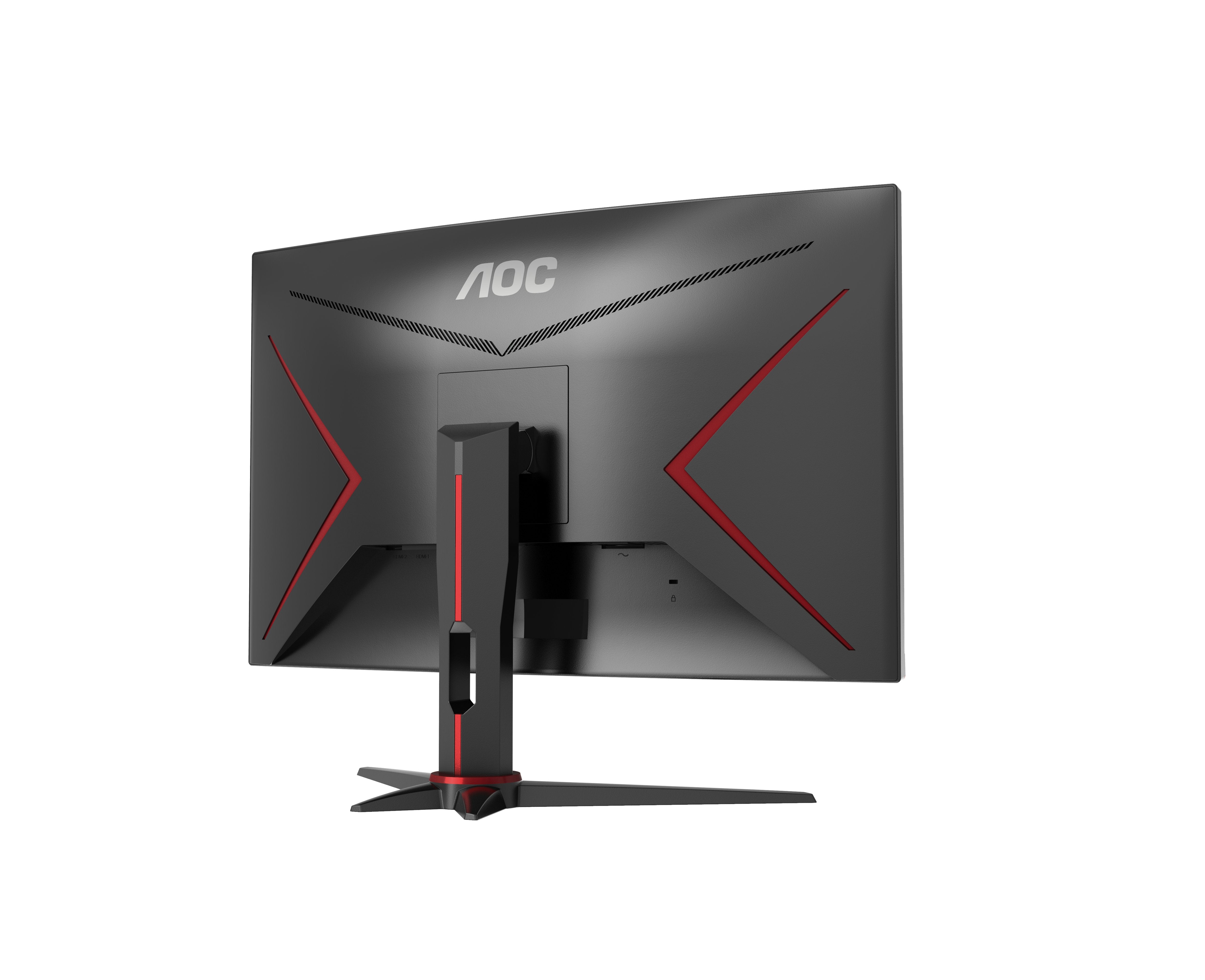 Monitor 27 Aoc Gaming Curvo Cq27g2se Qhd 2560x1440 165hz 2hdmi 1dp Negro-Red