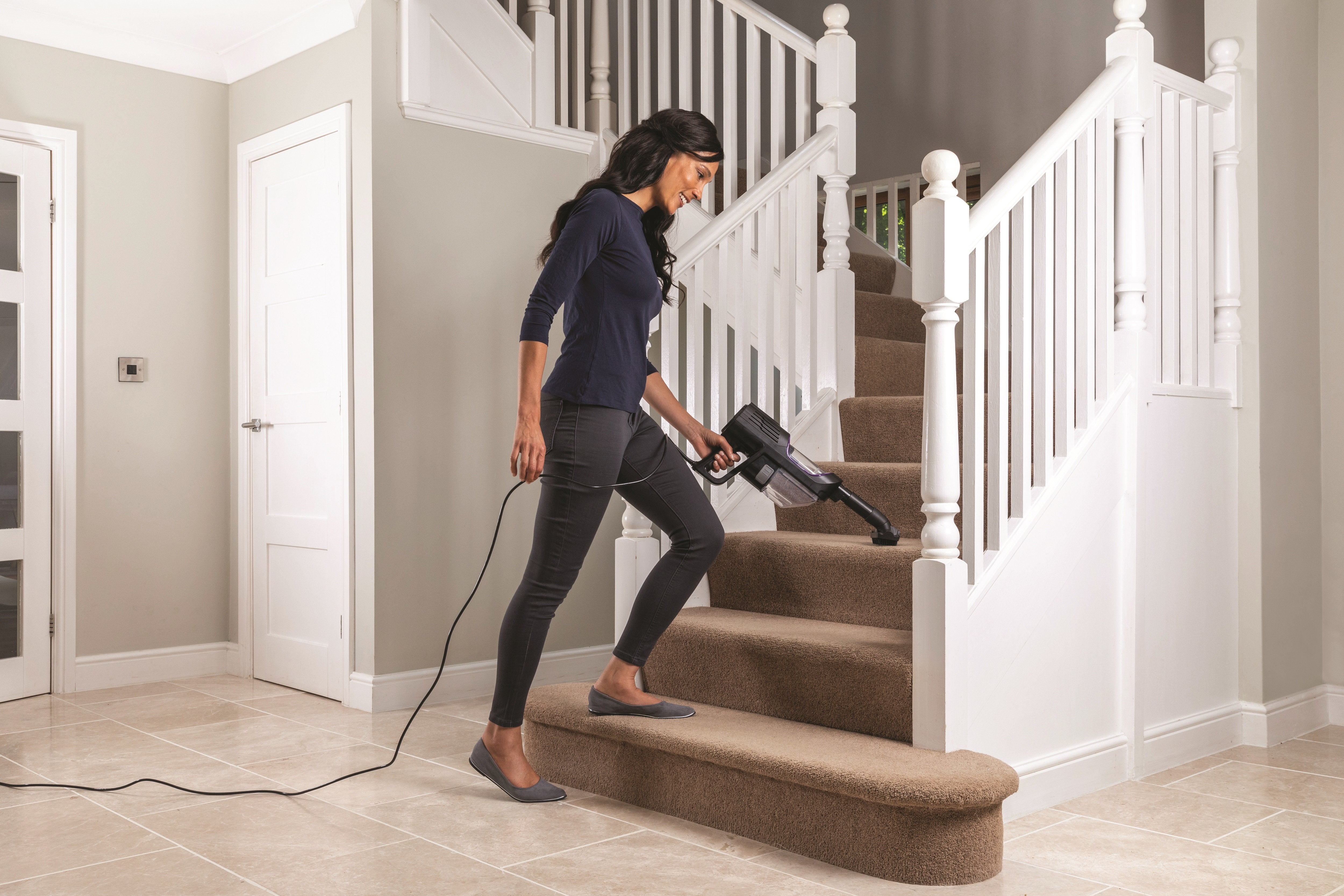 Shark Hz500eu Aspirador Broom Bagless 0.4 L 450 W Black, Purple