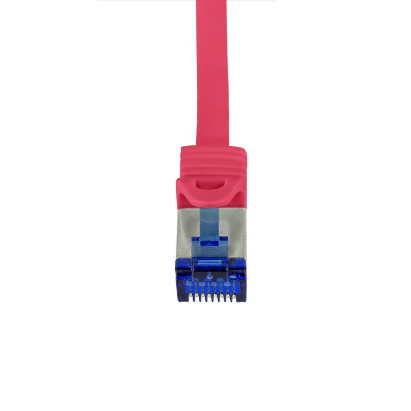Logilink Cable De Red Ultraflex, Cat.6a, S Ftp, Rojo, 10 M