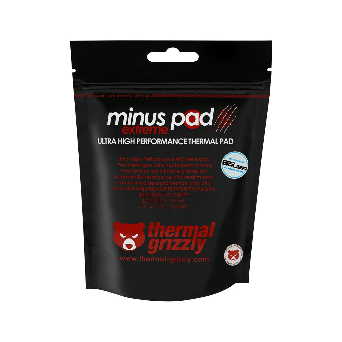 K Thermal Grizzly Minus Pad Extreme 100 A- 100 A- 2mm