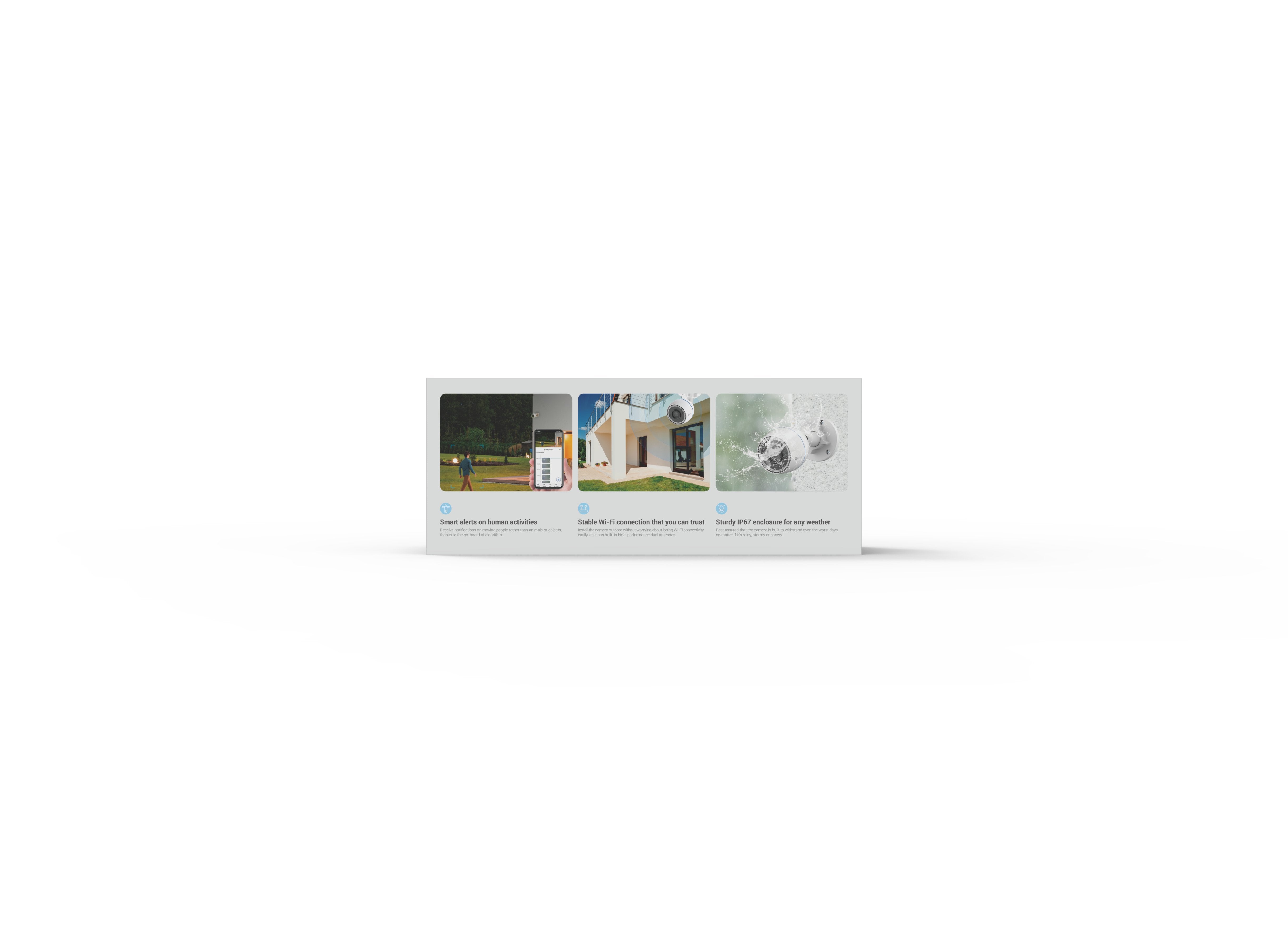 EAN 6941545614731 - EZVIZ H3c Bala (forma) Cámara de seguridad IP Exterior 1920 x 1080 Pixeles Pared imagen 10