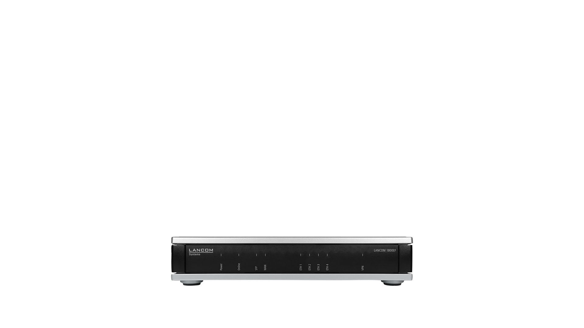 Lancom Systems 1800ef Router Gigabit Ethernet Negro, Plata