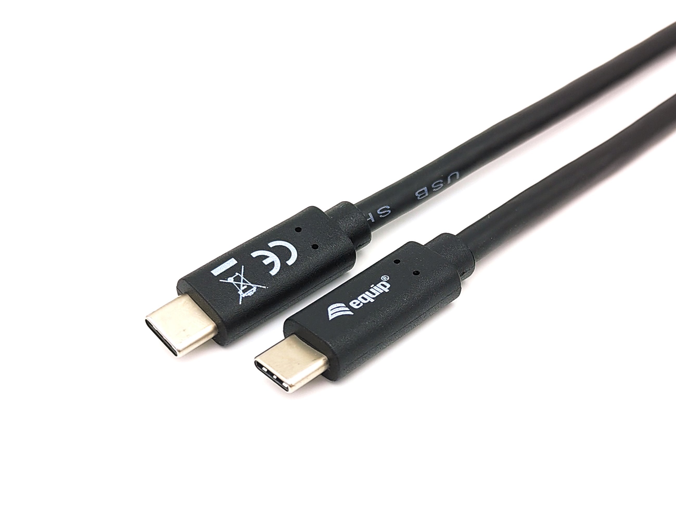 Equip Cable Usb-C 3.2 5g Macho/Macho 1m Negro