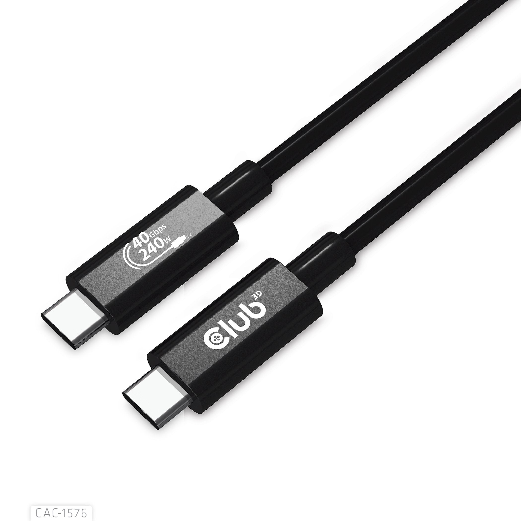 Club3d Cable Usb Tipo C Pd 240w / 8k / 40gbps 1m M/M Retail