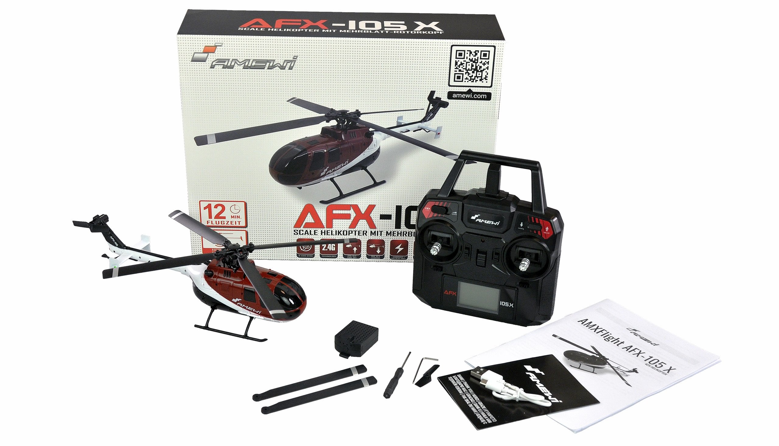 EAN 4260677957649 - Amewi AFX-105 X modelo controlado por radio Aeronave VTOL (Vertical Take Off and Landing, Despegue y ater imagen 2