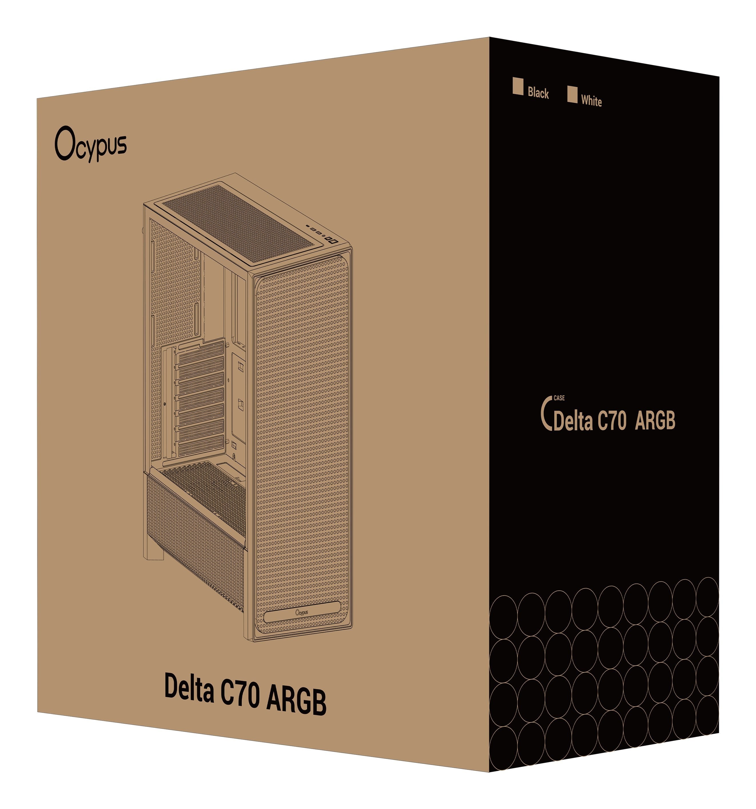 Ocypus Delta C70 Argb (Blanco, Panoramaglas) Delta-C70-Whg400xx-Gl