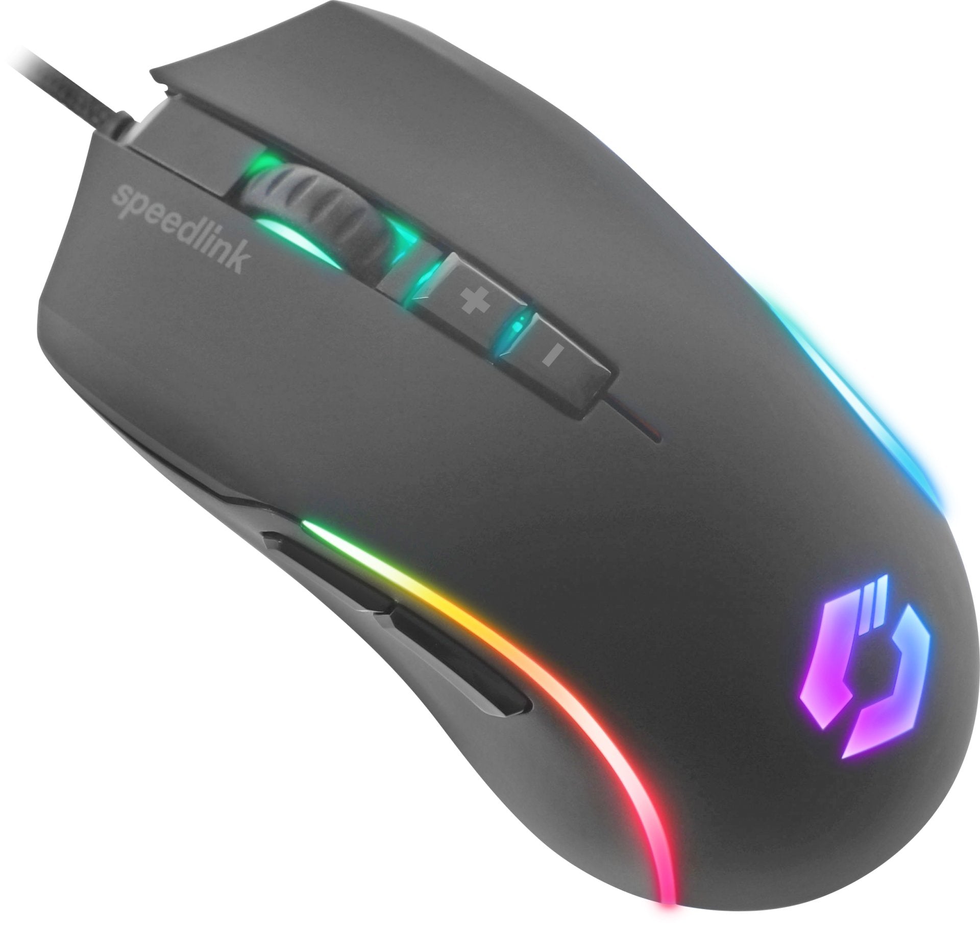Raton Speedlink Gaming Zavos. 3200 Dpi. Usb. Rubber-Schwarz Retail