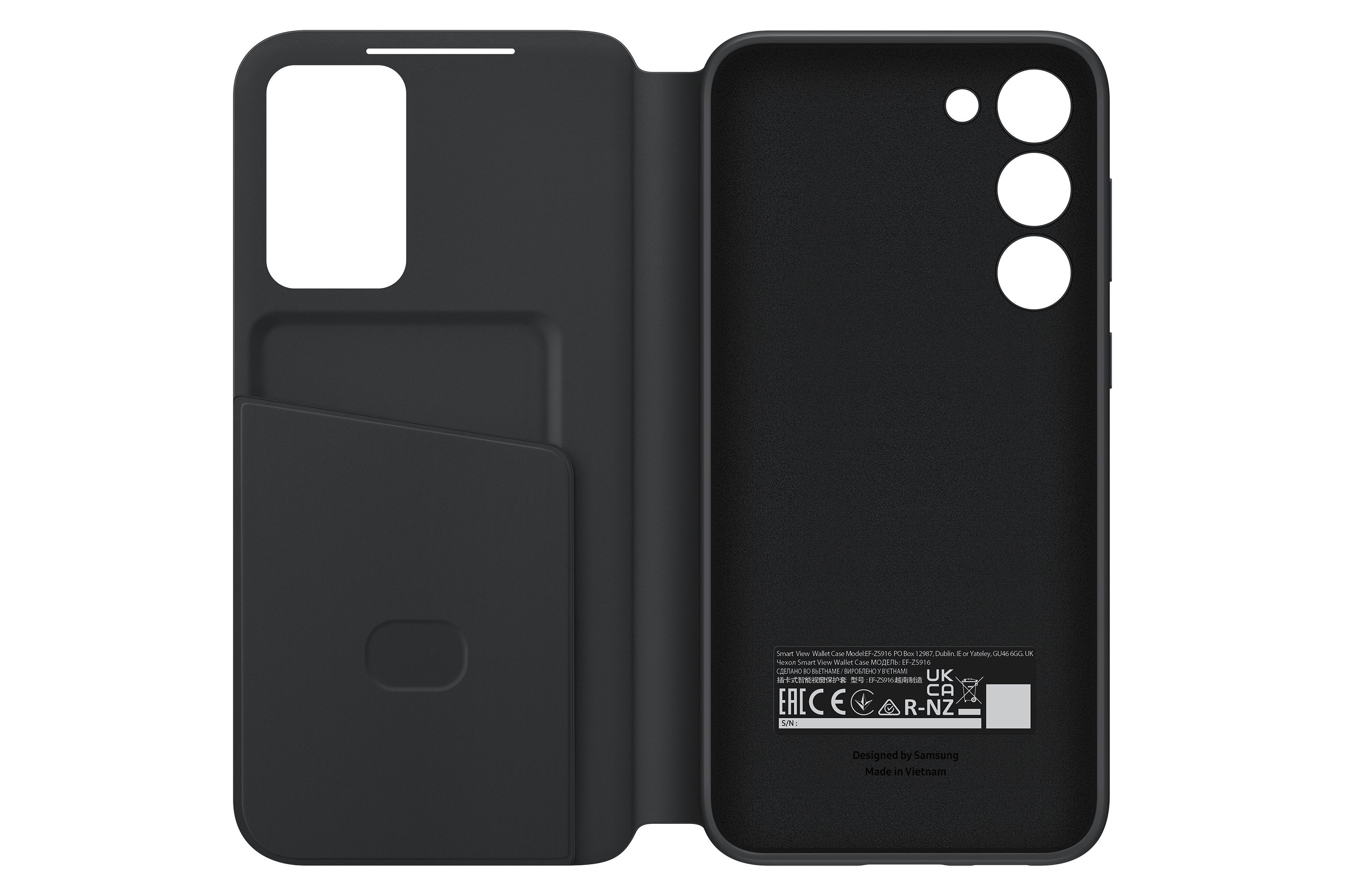 EAN 8806094772579 - Samsung EF-ZS916CBEGWW funda para teléfono móvil 16,8 cm (6.6") Folio Negro imagen 2