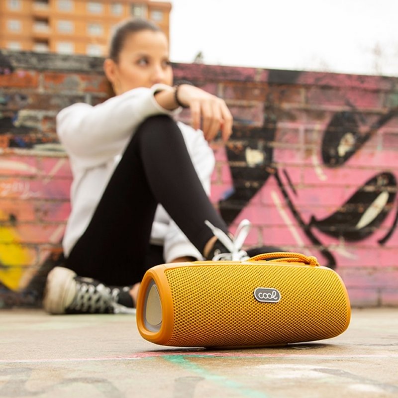 Altavoz Bluetooth Cool Joy 12w Mostaza
