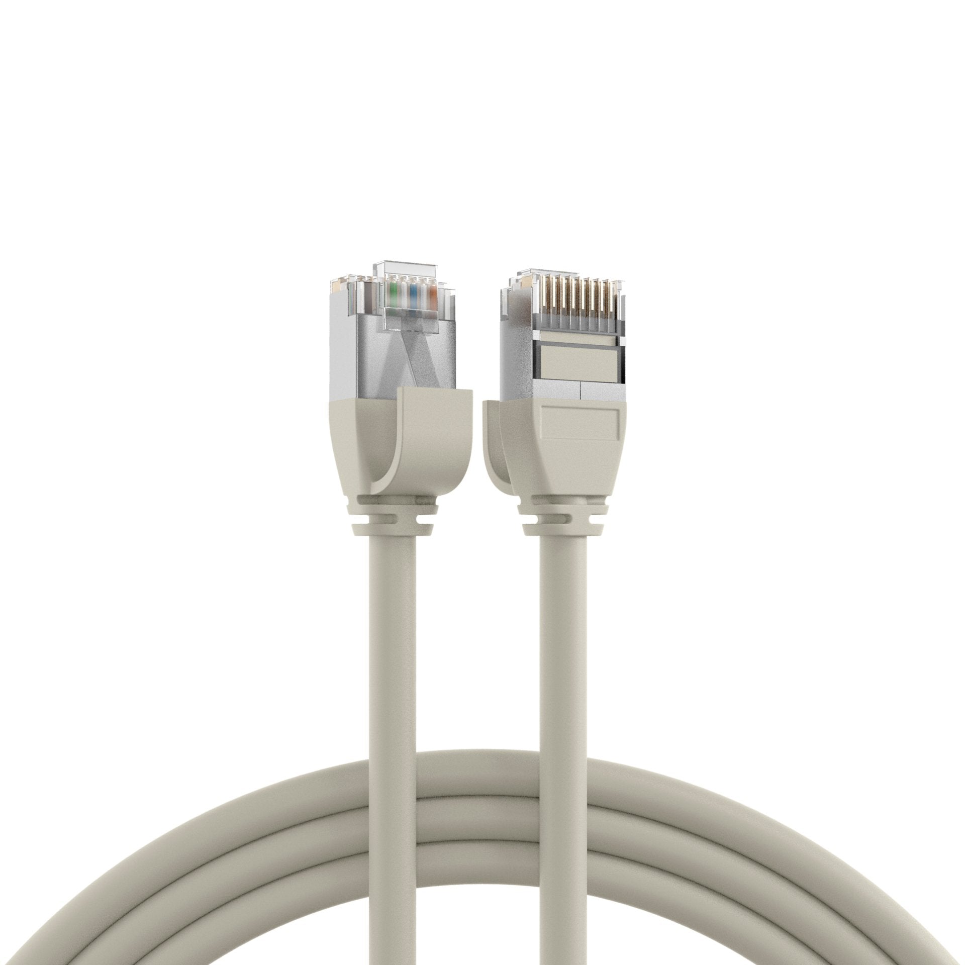 Efb Rj45 Cable De Red Cat.6a U Ftp Tpe 4mm Ultraflex Gris 0,5m