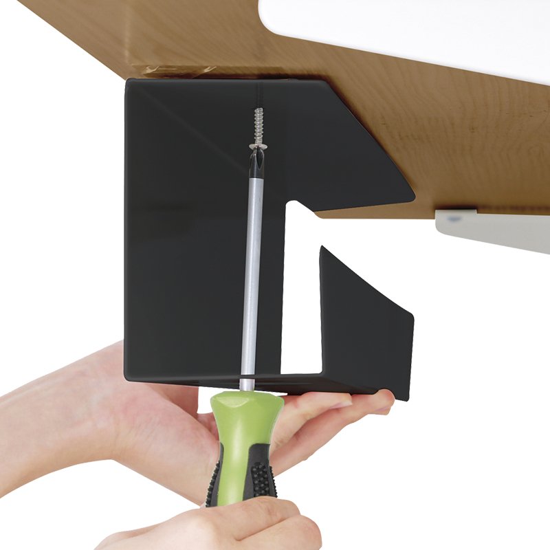 Logilink Kab0070 Organizador De Cables Bandeja De Cables Escritorio Negro 1 Pieza(S)