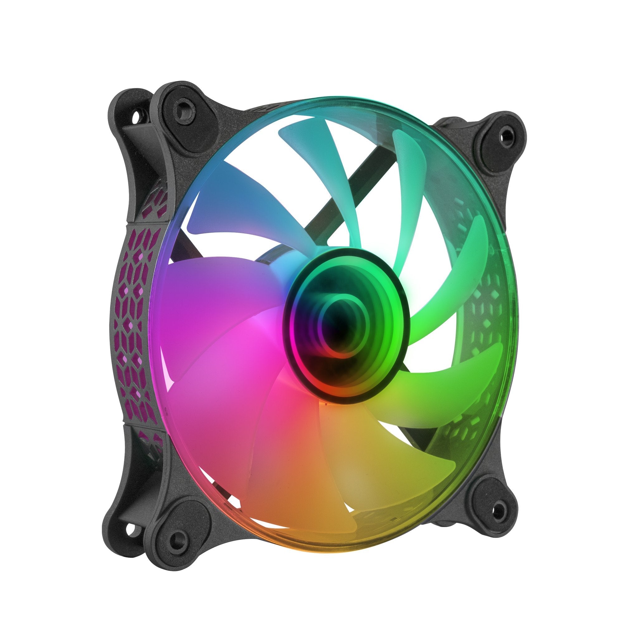 Ventilador Mars Gaming Mf-3d 12cm Argb Negro