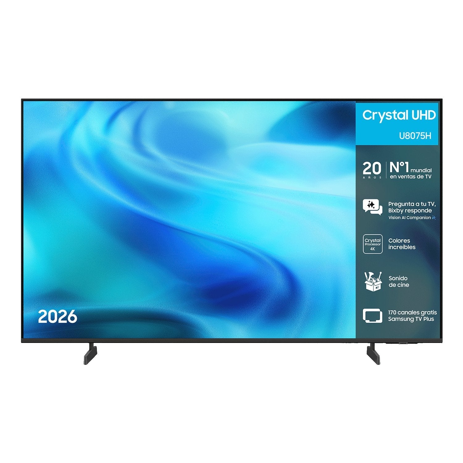 Televisor Samsung Crystal 4k Ai U8075h Smart Tv 85" Uhd 4k