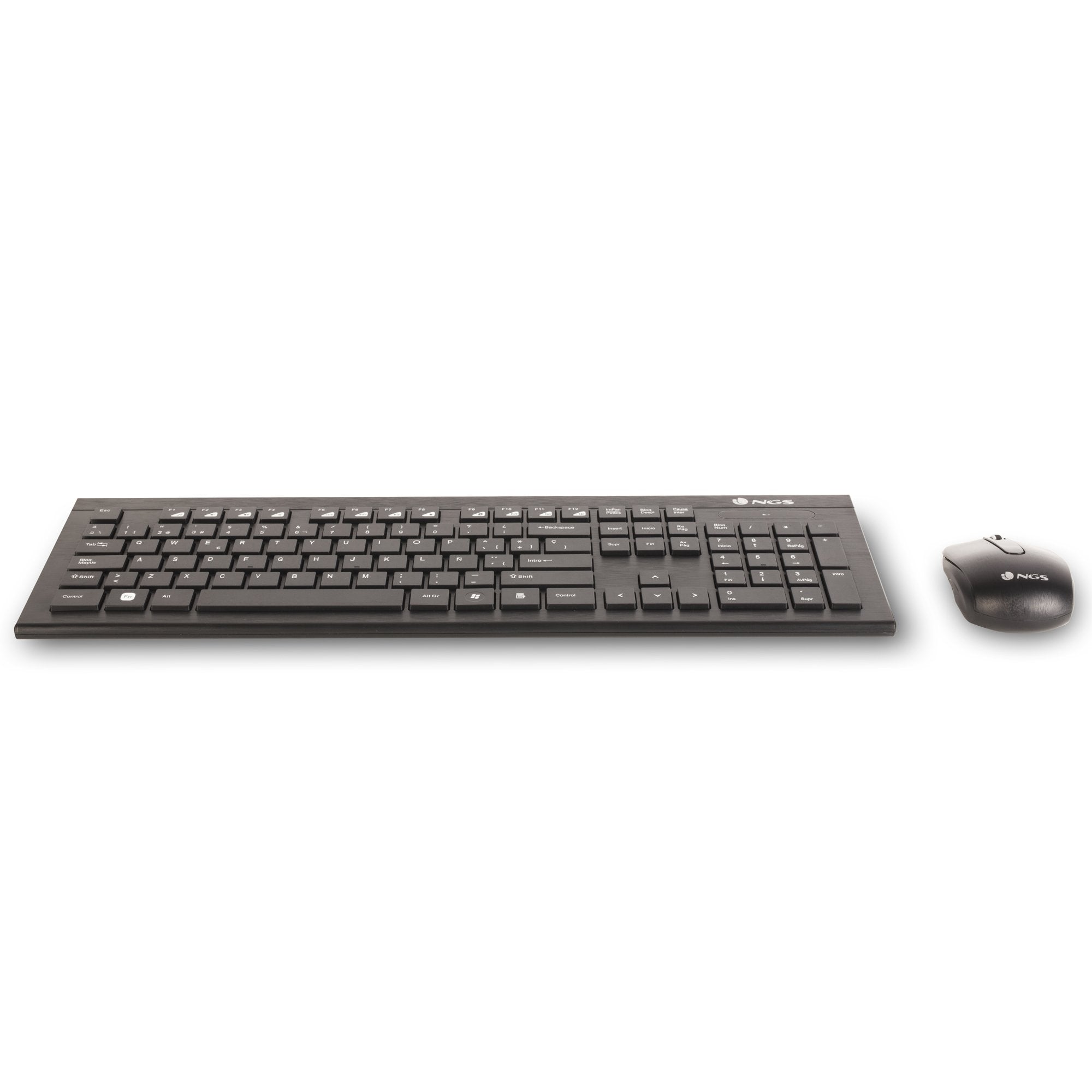 EAN 8435430608007 - NGS Dragonfly Kit, QWERTY, ES teclado Ratón incluido Universal RF inalámbrico Negro imagen 5