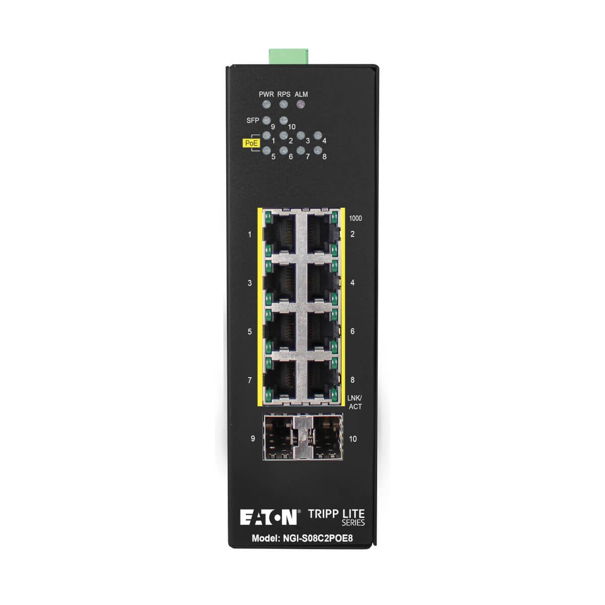 EAN 0037332266996 - Tripp Lite NGI-S08C2POE8 switch Gestionado Gigabit Ethernet (10/100/1000) Energía sobre Ethernet (PoE) Ne imagen 1
