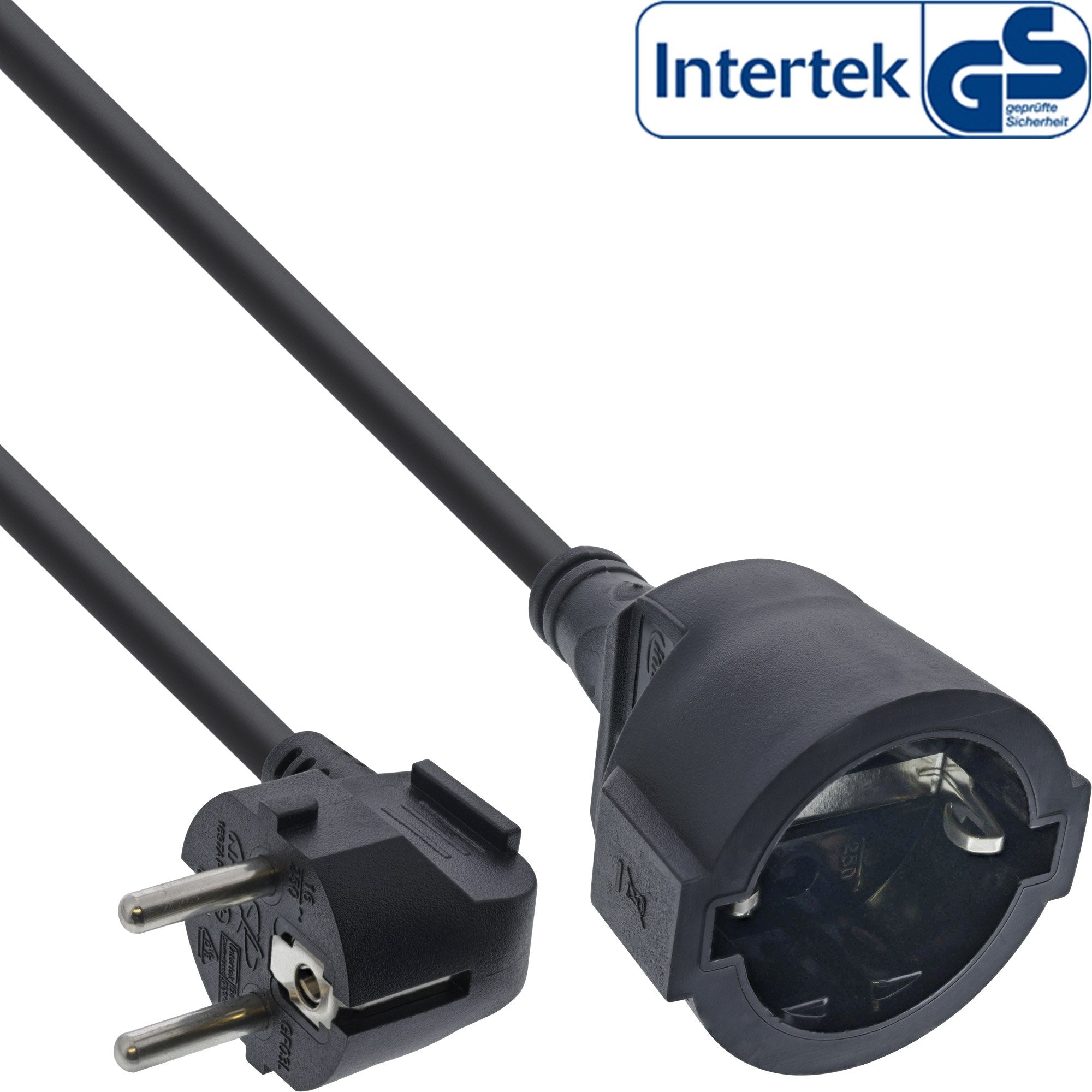 Inline® Power Cable De Extensión Angeld Type F Black 10m