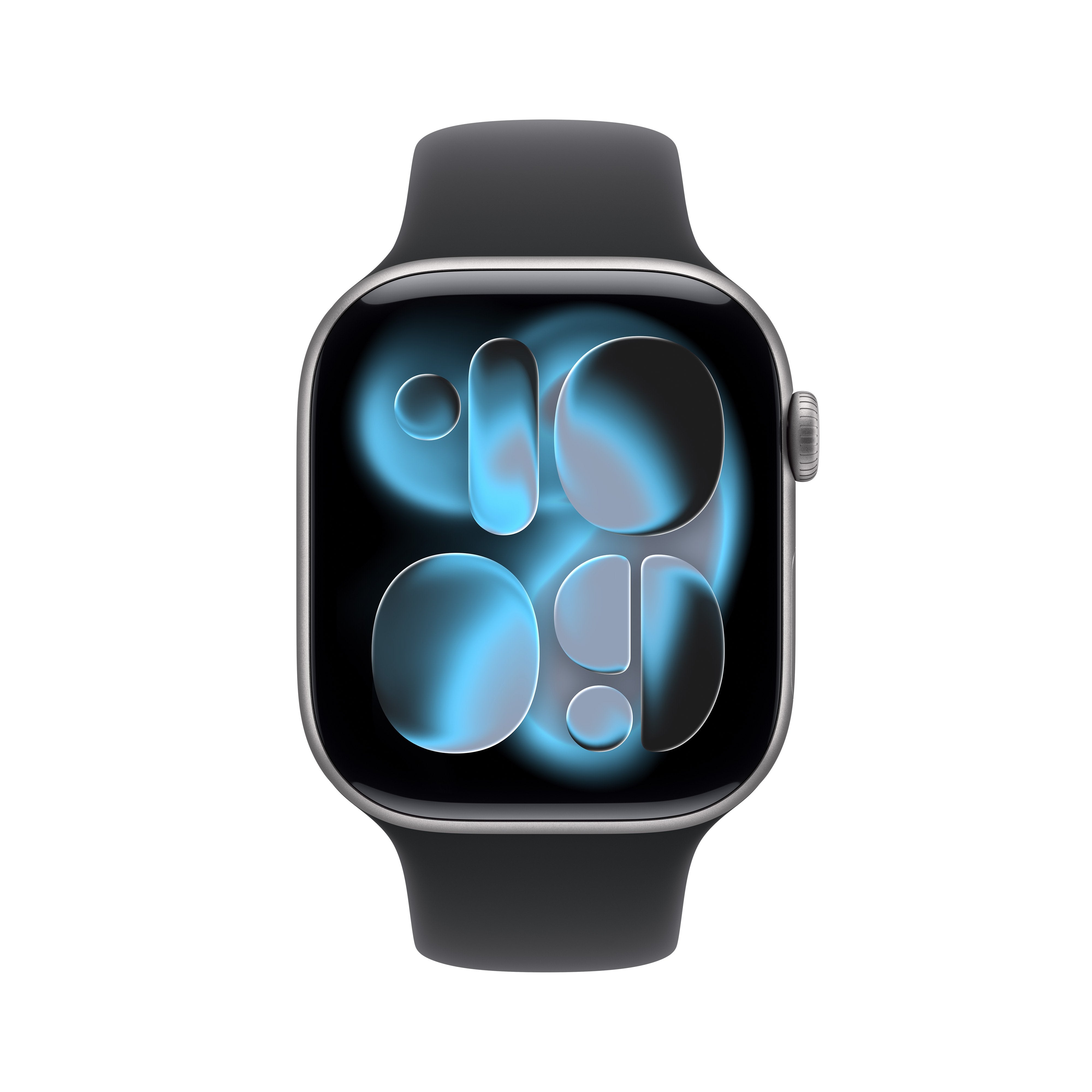 Apple Watch S11 Aluminium 46mm Space Grau (Sportarmband Schwarz) S M