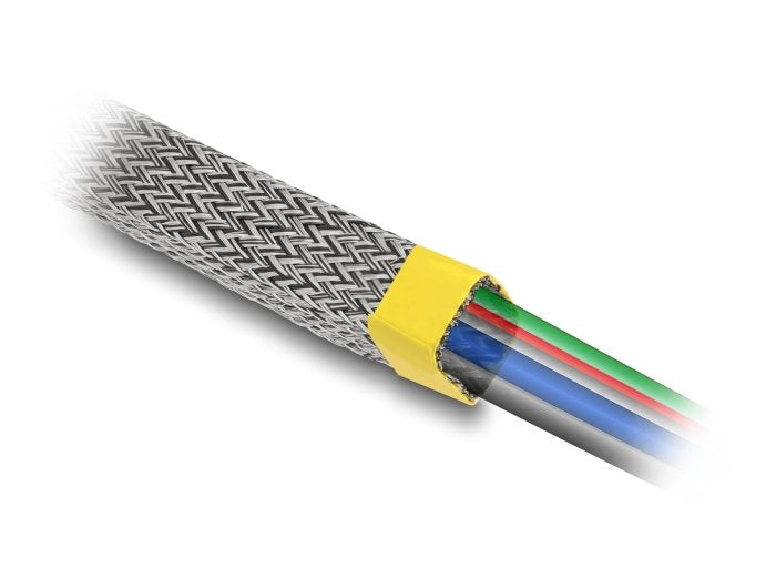 EAN 4043619209385 - DeLOCK 20938 pasacables Gris imagen 2
