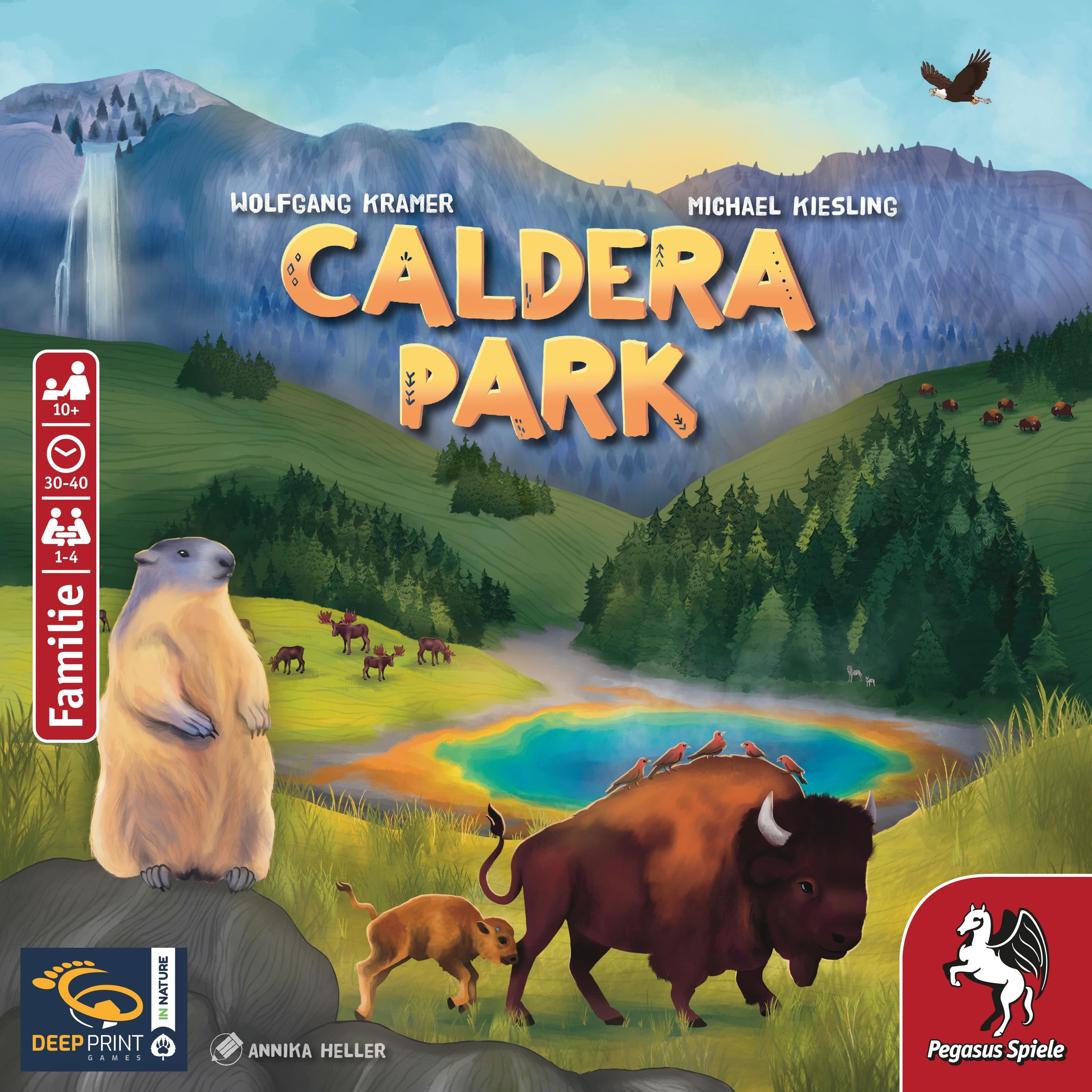 EAN 4250231734564 - Pegasus Spiele Caldera Park Juego de mesa Viaje/aventura imagen 3