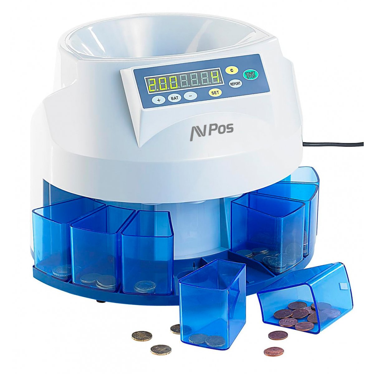 EAN 7427250946675 - AVPos AVP-CCM6 contador de dinero Contador de monedas Negro imagen 6