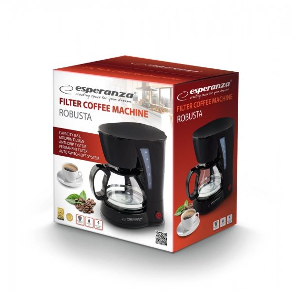 EAN 5901299931264 - Esperanza EKC006 cafetera eléctrica Cafetera de filtro 0,6 L imagen 2