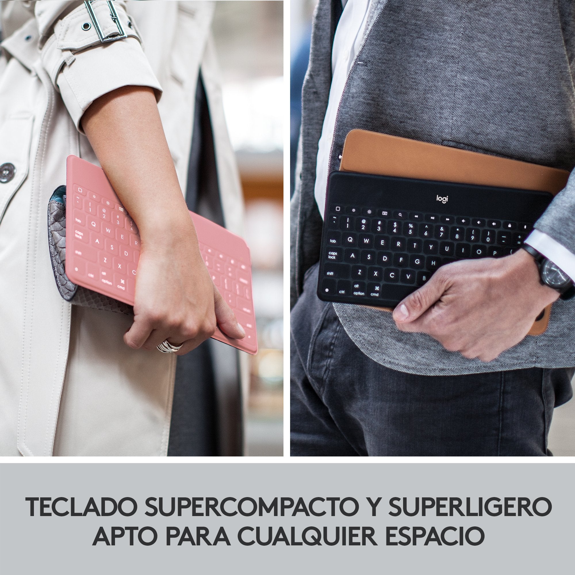EAN 5099206094147 - Logitech 920-010043 teclado para móvil QWERTY Español Bluetooth Blanco imagen 9