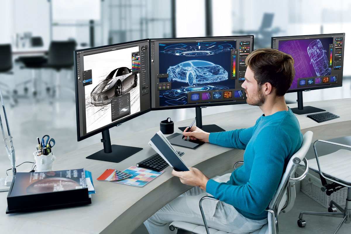 EAN 8806094355802 - Samsung LS32B800PXU pantalla para PC 81,3 cm (32") 3840 x 2160 Pixeles 4K Ultra HD LCD Negro imagen 8