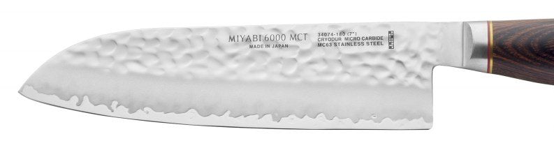 Miyabi Santoku Kochmesser, Stahl, 180 Mm, Silber / Braun, 34074-181-0