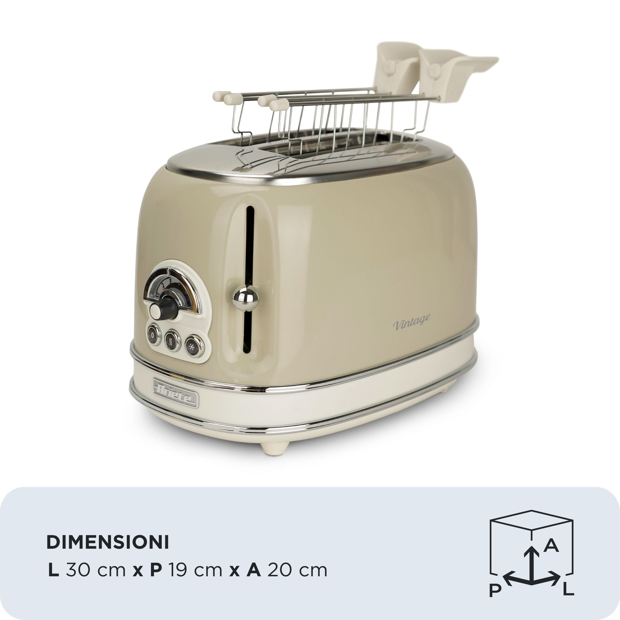 EAN 8003705114876 - Ariete 0155/03 6 2 rebanada(s) 810 W Beige imagen 5