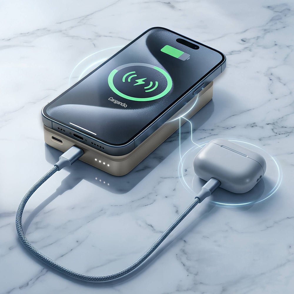 EAN 8432426500796 - Energy Sistem Magnetic Powerbank 10000 mAh Cargador inalámbrico Champán imagen 4