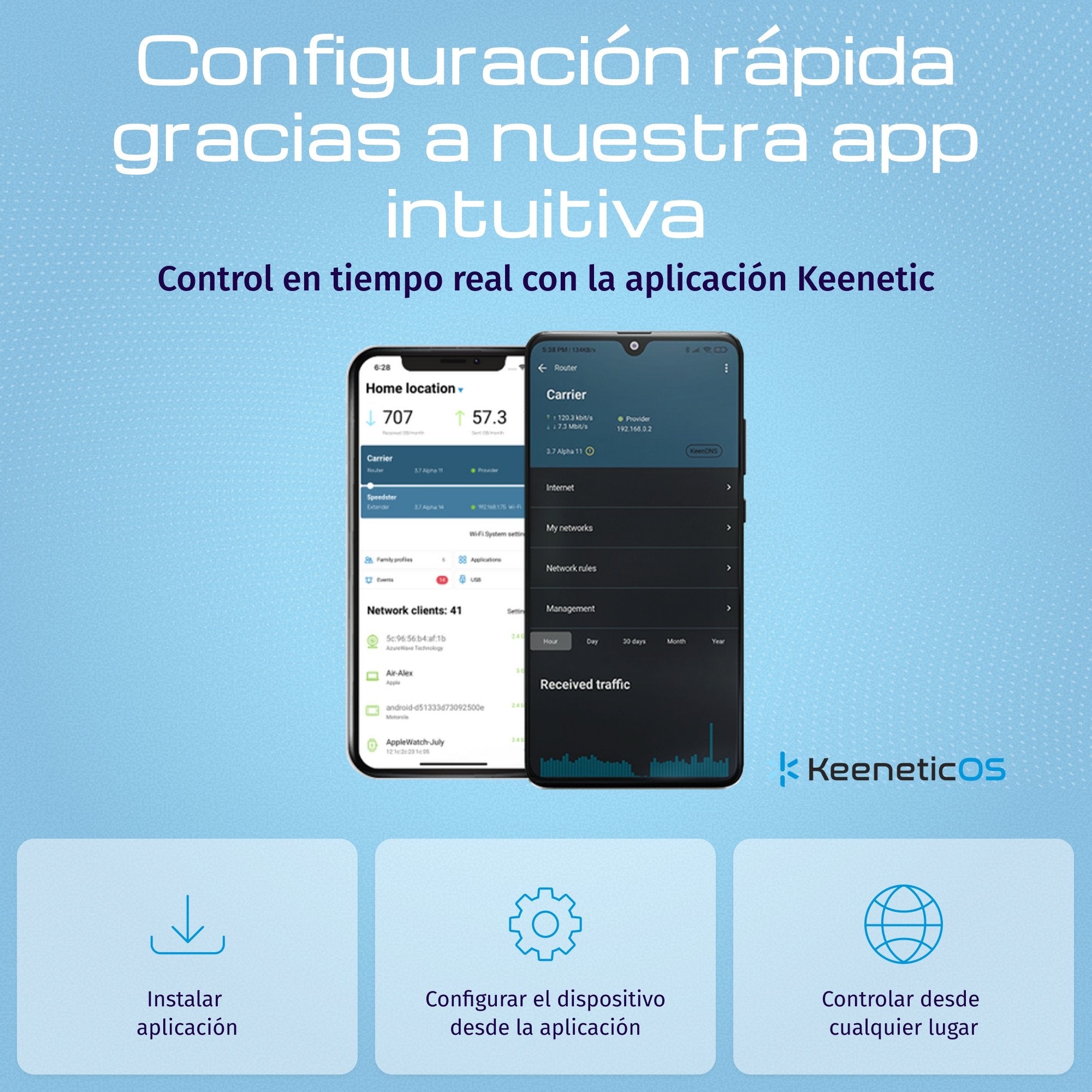 EAN 4897082921356 - Keenetic Hopper DSL (KN-3610) router inalámbrico Gigabit Ethernet Doble banda (2,4 GHz / 5 GHz) Gris, Bla imagen 8