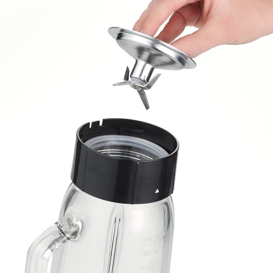 EAN 4008146022869 - Severin SM 3734 licuadora 1 L Batidora de vaso 500 W Negro, Acero inoxidable imagen 5