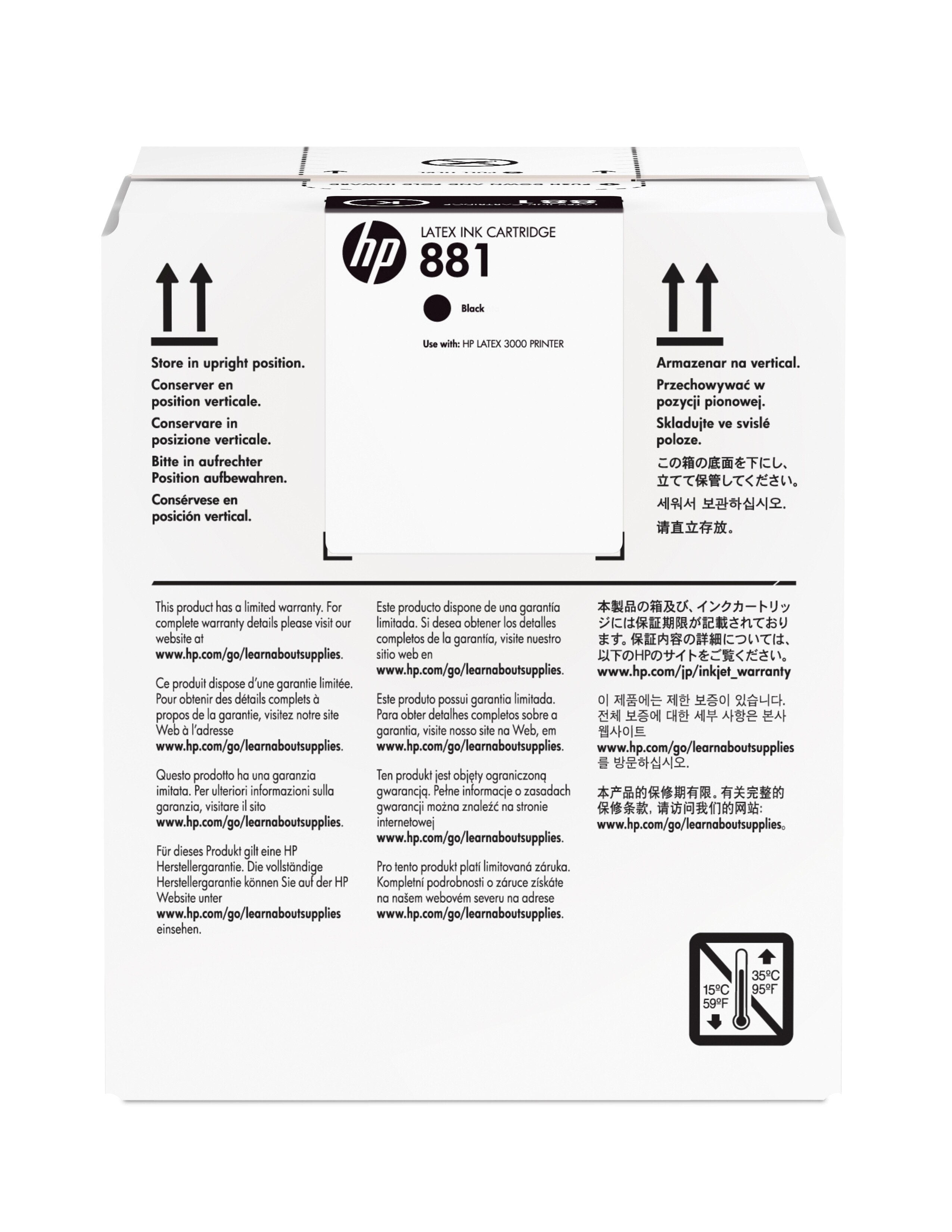 EAN 887758106679 - HP 881 5-liter Black Latex Ink Cartridge cabeza de impresora imagen 1