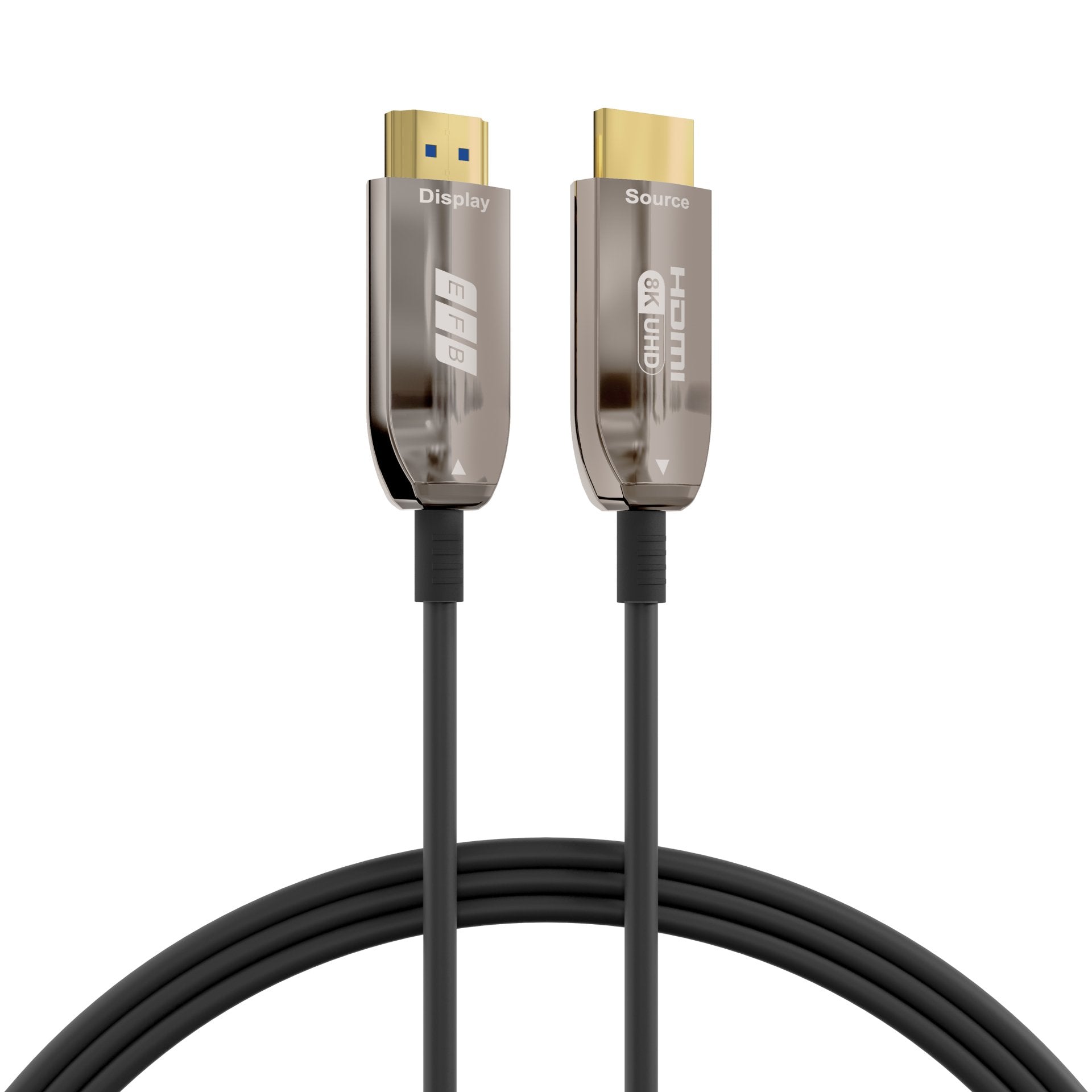 EAN 4049759325008 - EFB Elektronik HDMI-21-00008 cable HDMI 30 m HDMI tipo A (Estándar) Negro, Acero inoxidable imagen 1