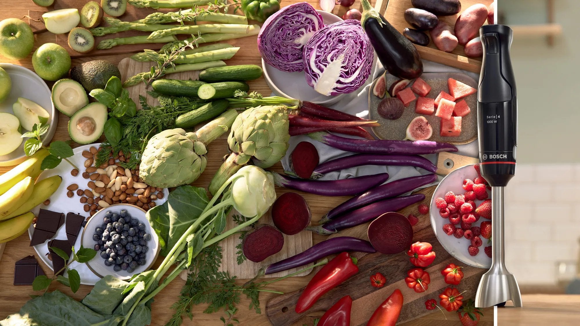 EAN 4242005346622 - Bosch Serie 4 MSM4B621 licuadora 0,6 L Batidora de inmersión 1000 W Antracita, Transparente imagen 11