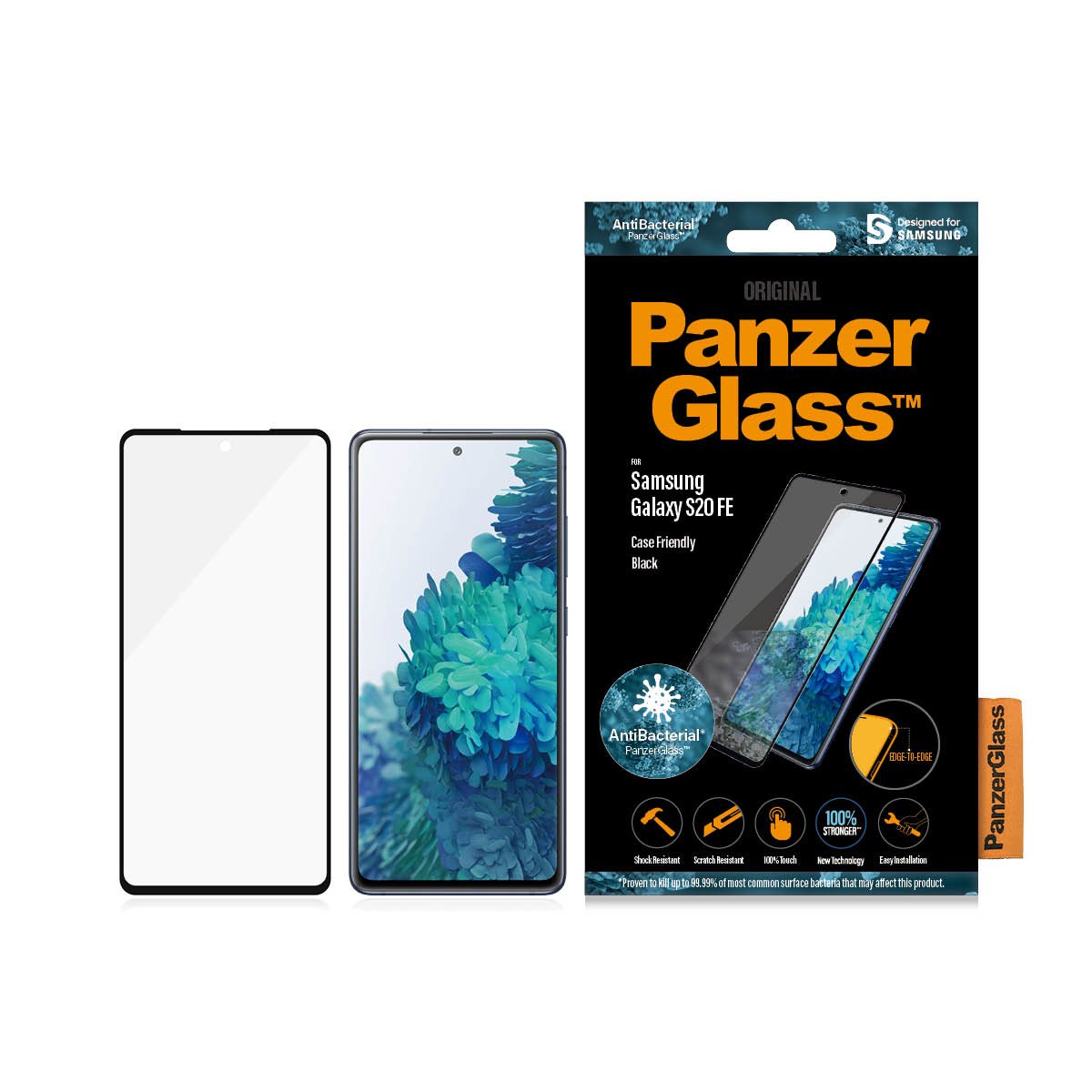 Panzerglass Samsung Galaxy S20 Fe Edge-To-Edge Anti-Bacterial