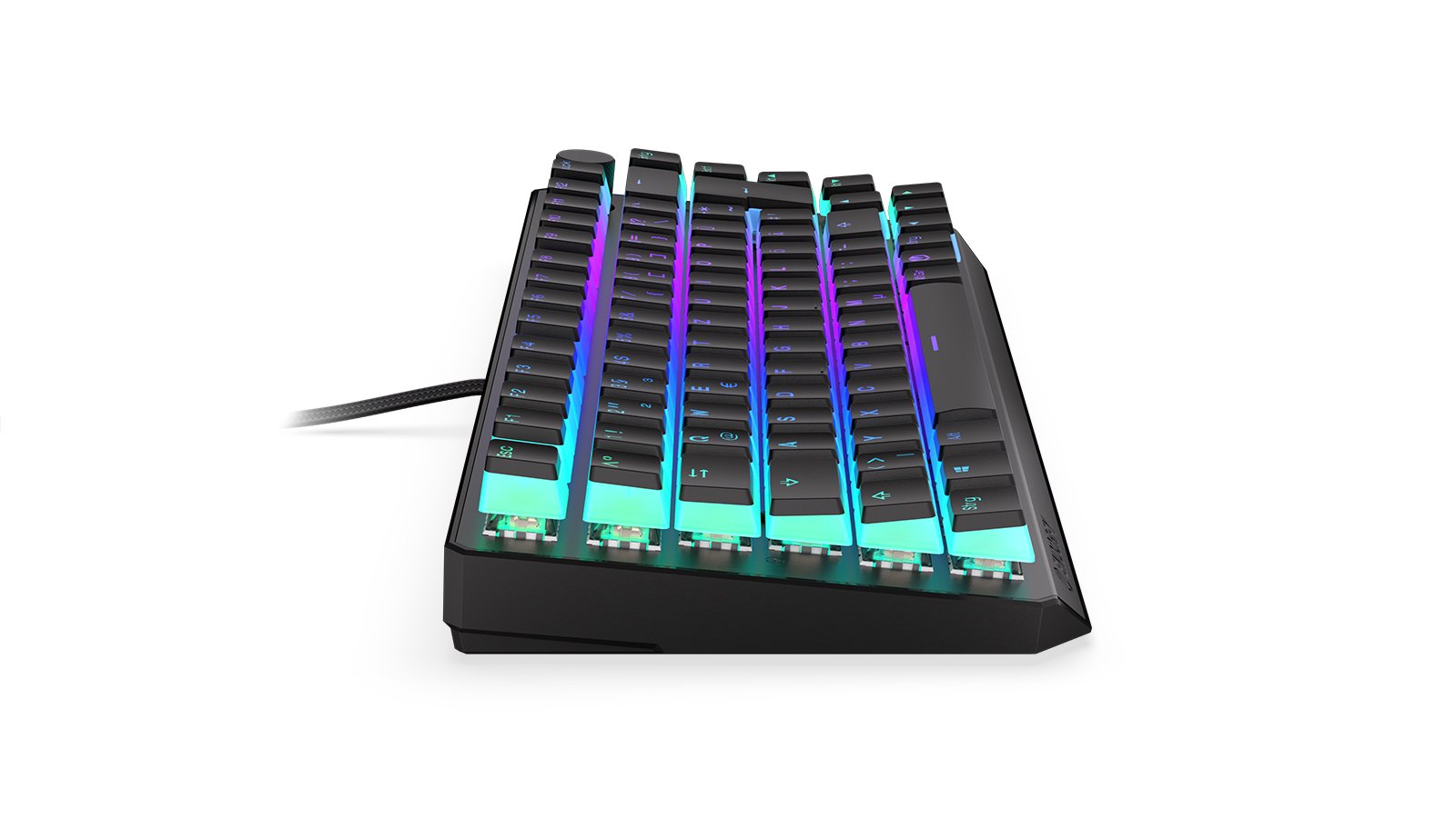 Teclado Alemán Endorfy Thock 75% Rf Inalámbrica + Usb Qwertz Negro