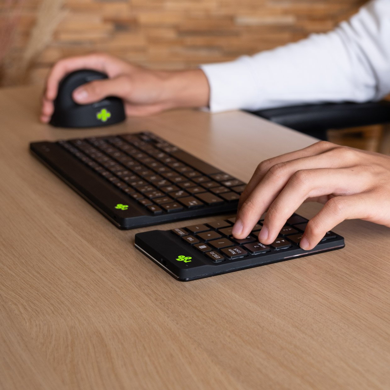 R-Go Teclado Numerico Numpad Break Drahtlos Negro