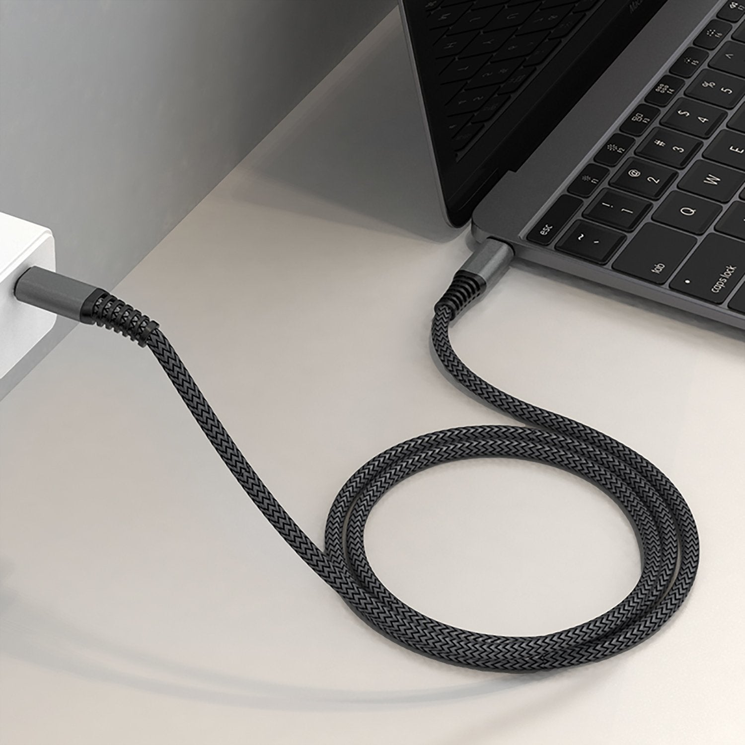 4smarts Cable Usb-C -> Usb-C Premium 100w 1,5m Negro