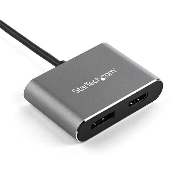 EAN 0065030884433 - StarTech.com CDP2DPHD Adaptador gráfico USB 3840 x 2160 Pixeles Negro, Gris imagen 2