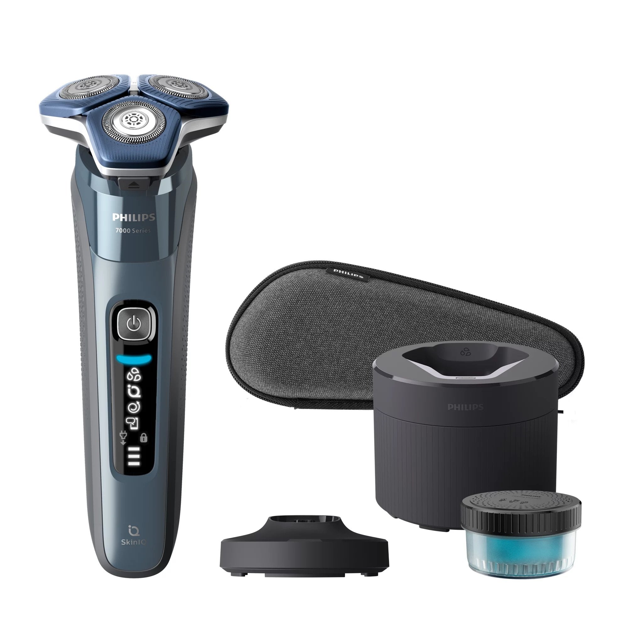 EAN 8720689053990 - Philips SHAVER Series 7000 S7882/55 afeitadora Máquina de afeitar de rotación Recortadora Azul imagen 1