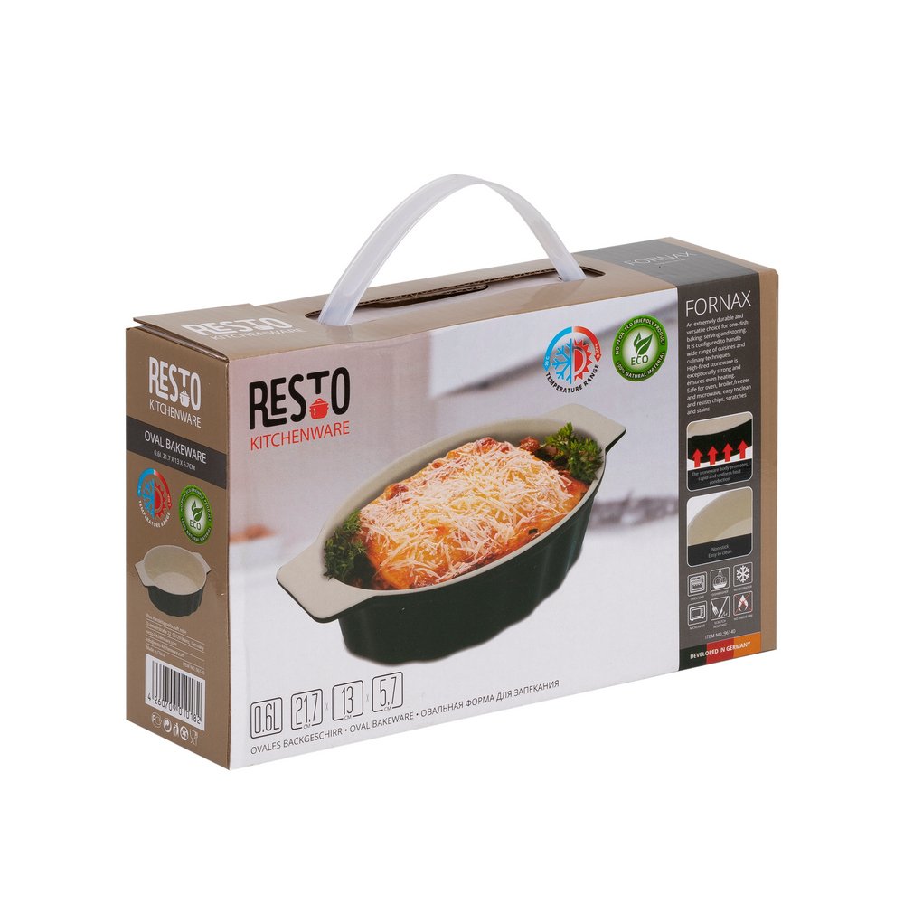 EAN 4260709010182 - Resto Kitchenware 96140 bandeja de horno Ovalado Cerámico Cazuela para hornear imagen 6