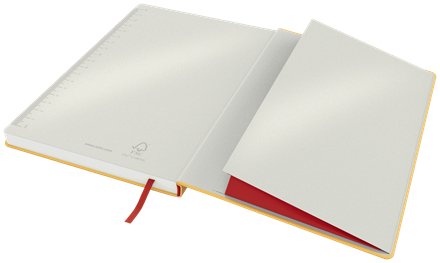 Leitz Cuaderno De Notas Cosy Touch 80h Cuadriculado T/Dura Cierre C/Goma Din B5 Amarillo