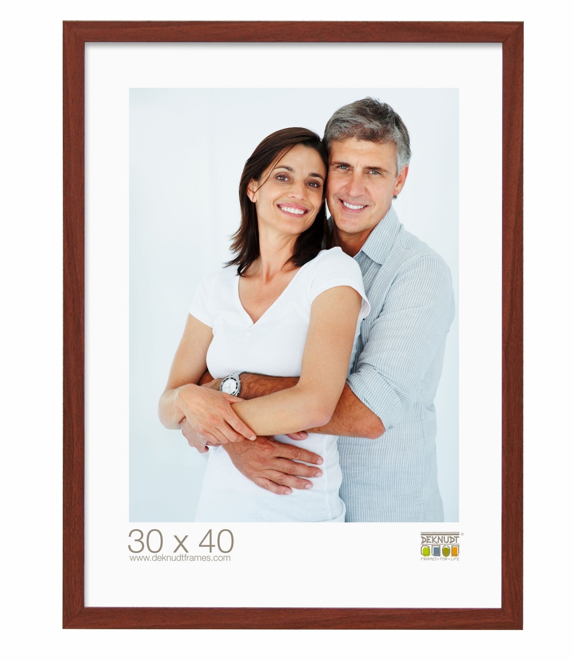 Deknudt S44ch3 30x40 Wooden Frame Light Brown