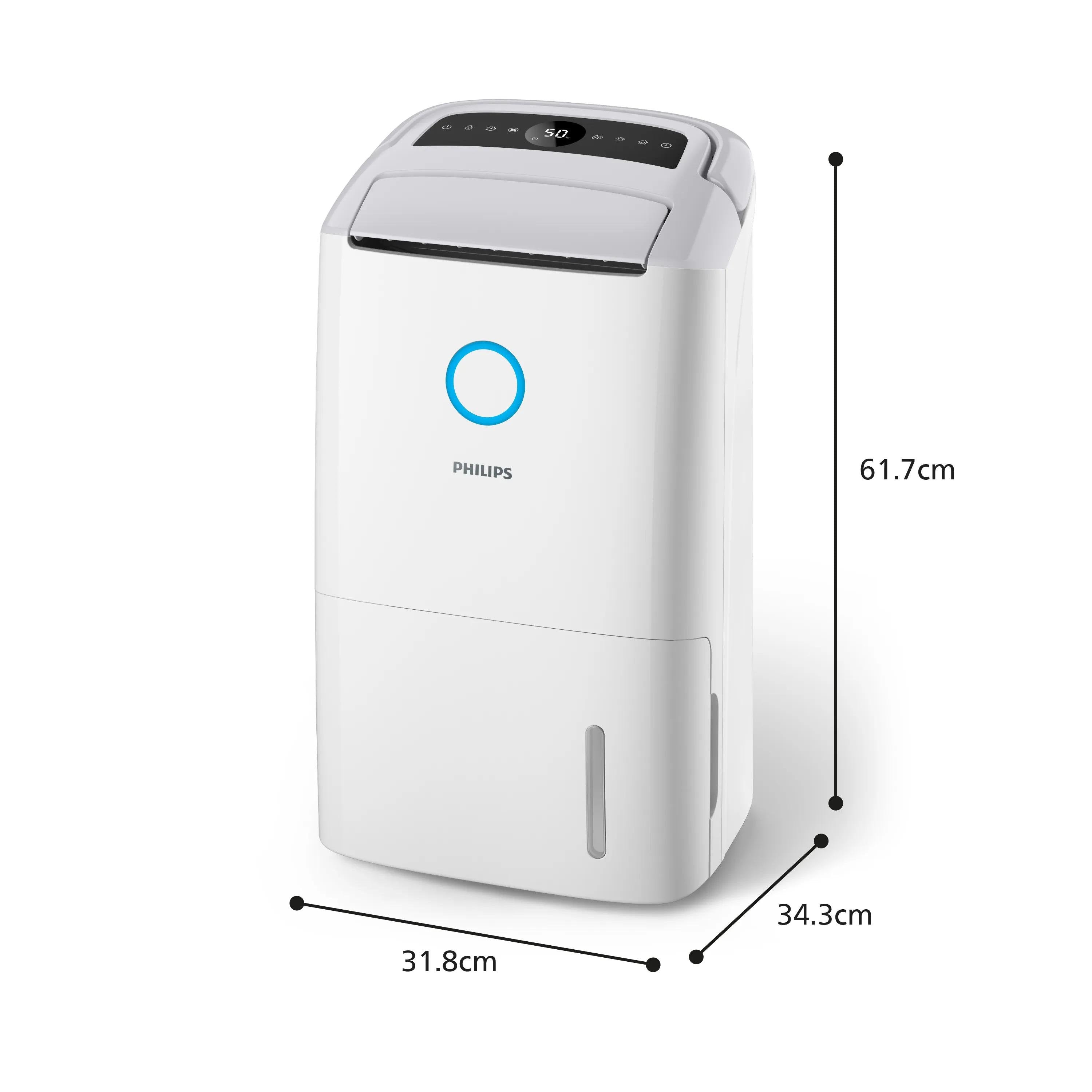 EAN 8720389057625 - Philips 5000 series DE5305/11 deshumidificador 4 L 54 dB Blanco imagen 17
