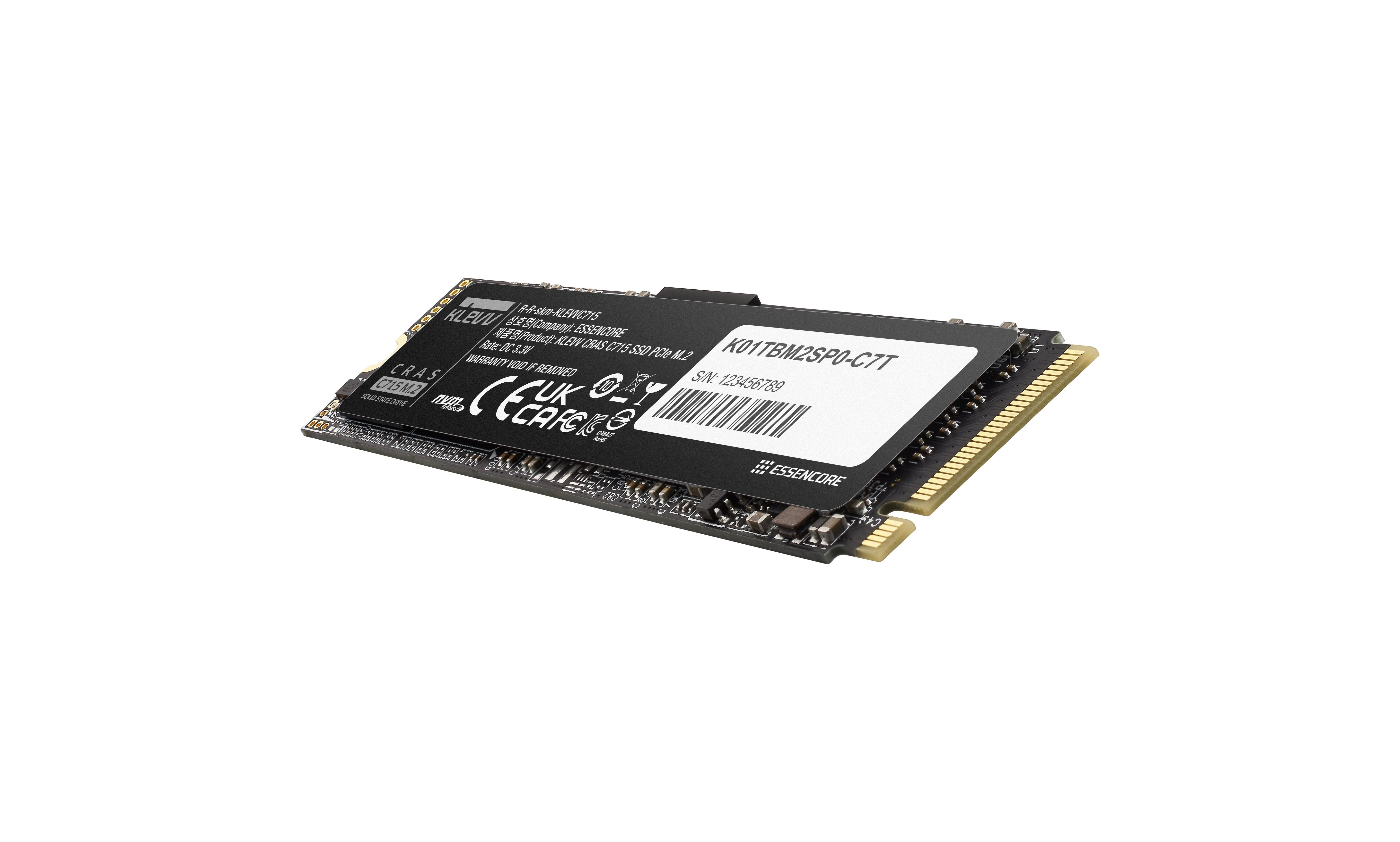 Klevv Ssd C715 - 256 Gb - M.2 2280 - Pcie 3.0 X4 Nvme